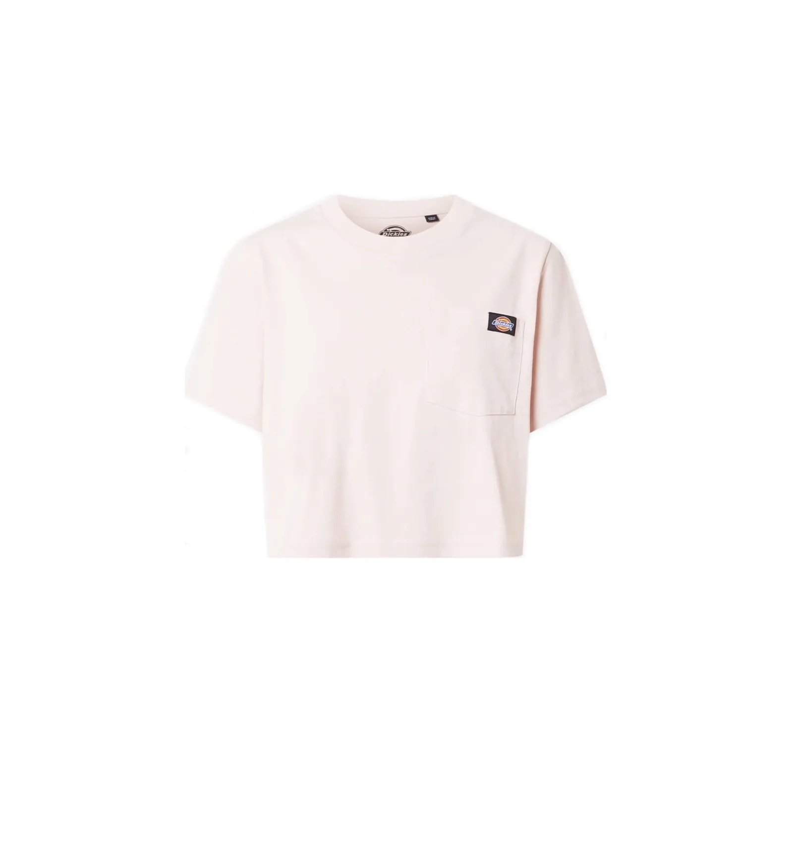 DICKIES SS PORTERDALE CROP LIGHT PINK