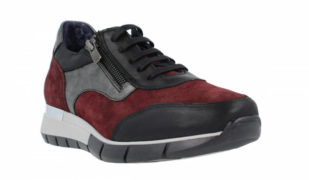 DORKING  SNEAKER XANET PIEL BURDEOS
