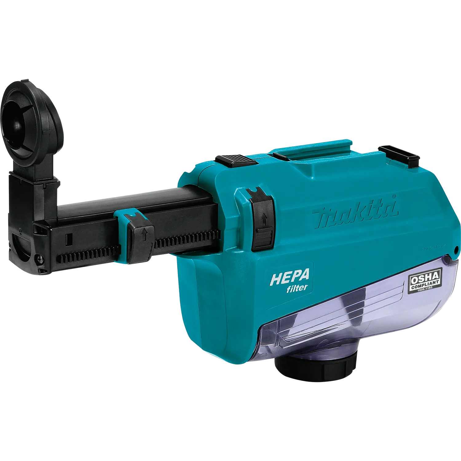 Dust Extractor Attachment with HEPA Filter Cleaning Mechanism