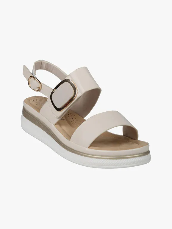 Energy Sandalias de mujer con tira y cuña.