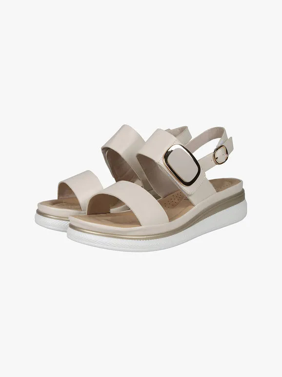 Energy Sandalias de mujer con tira y cuña.