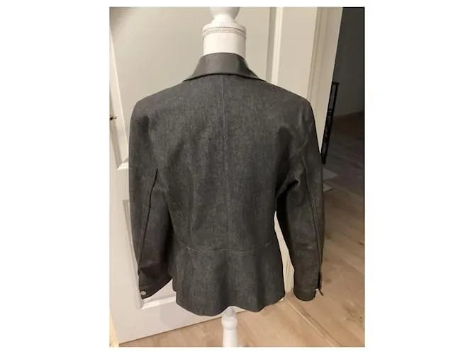 Escada Chaquetas Gris antracita 