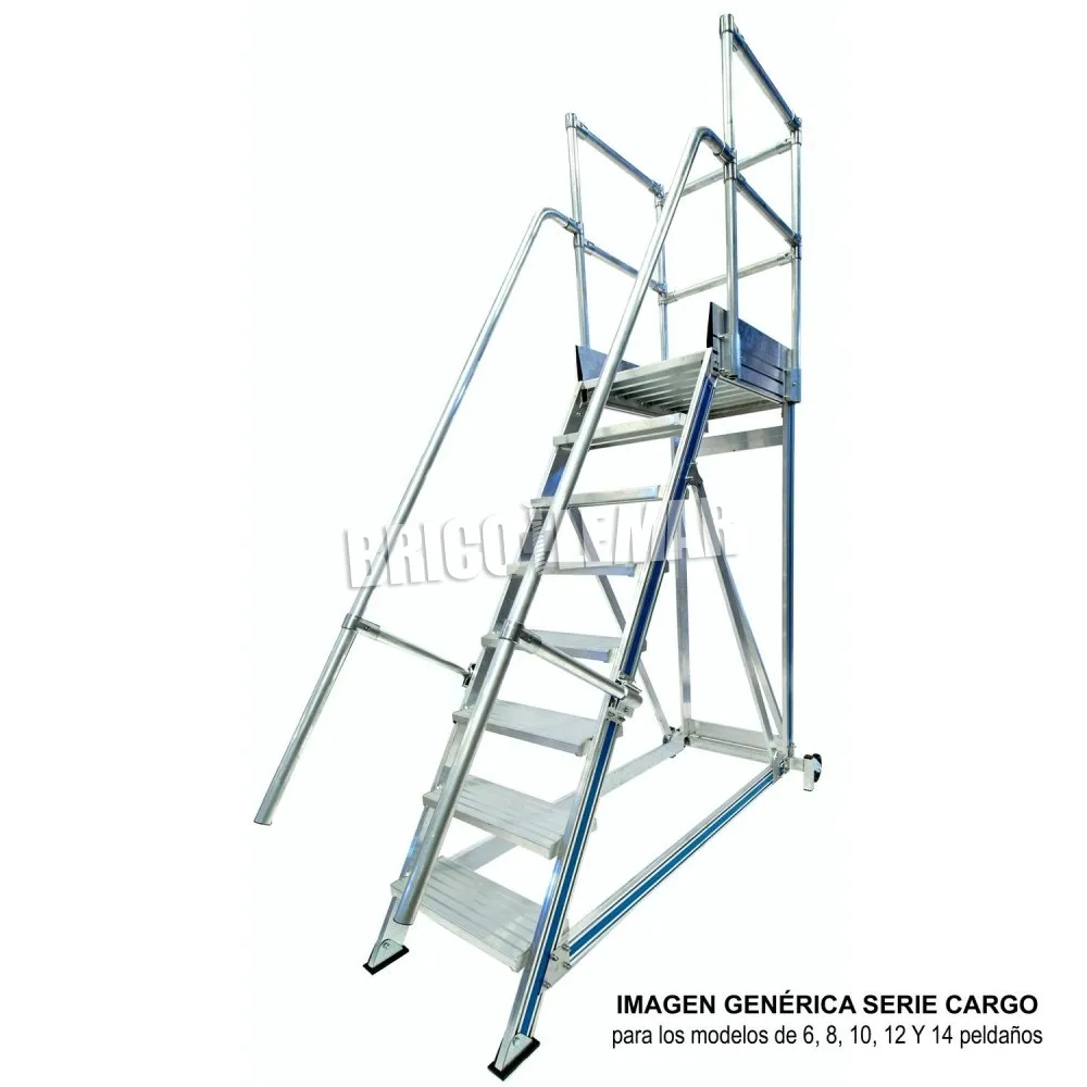 Escalera almacén Cargo 14 peldaños Plabell CARGO14