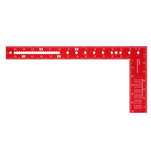 Escuadra de carpintero de aluminio de 16