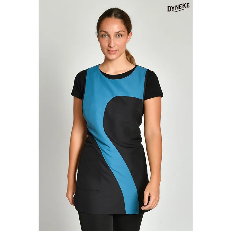 ESTOLA LABORAL FORMAS NEGRA Y AZUL  OFERTA