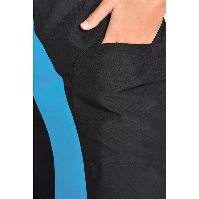 ESTOLA LABORAL FORMAS NEGRA Y AZUL  OFERTA