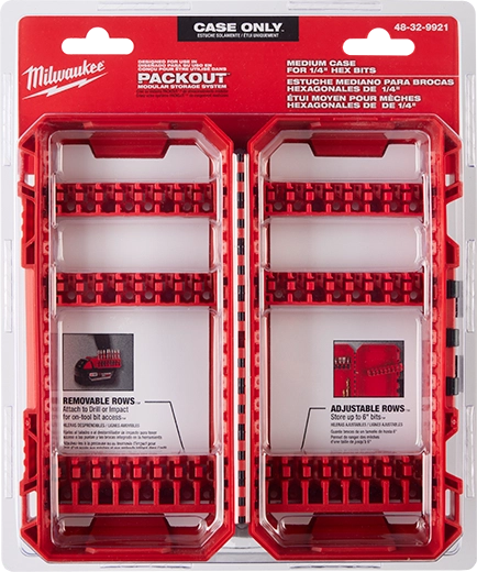 Estuche mediano personalizable para accesorios de destornillador de impacto