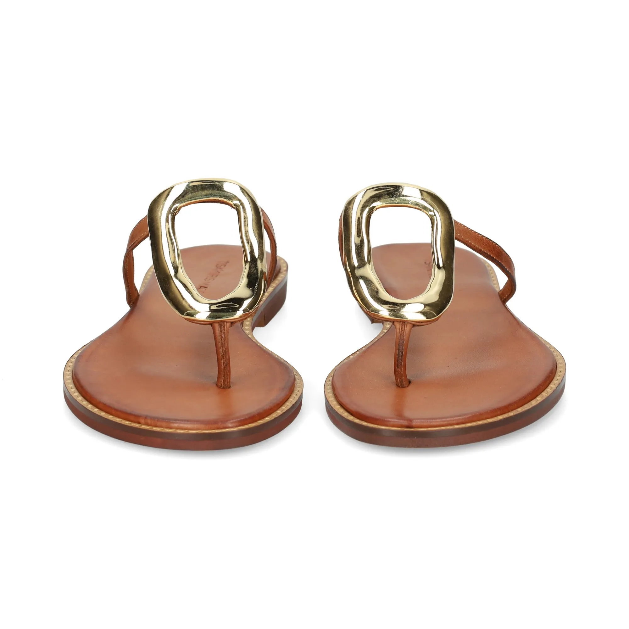 EXE Sandalias planas de Mujer TAN