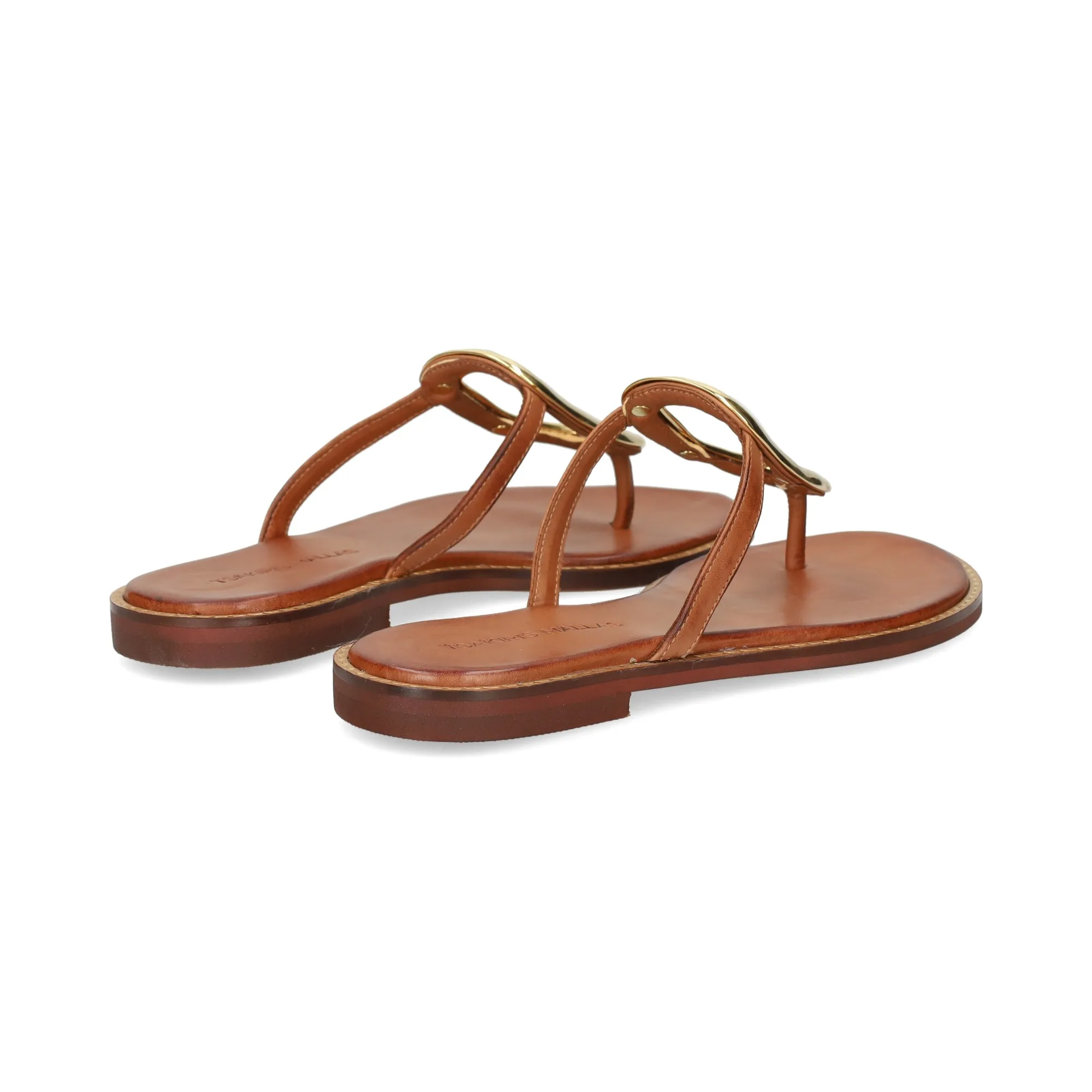 EXE Sandalias planas de Mujer TAN