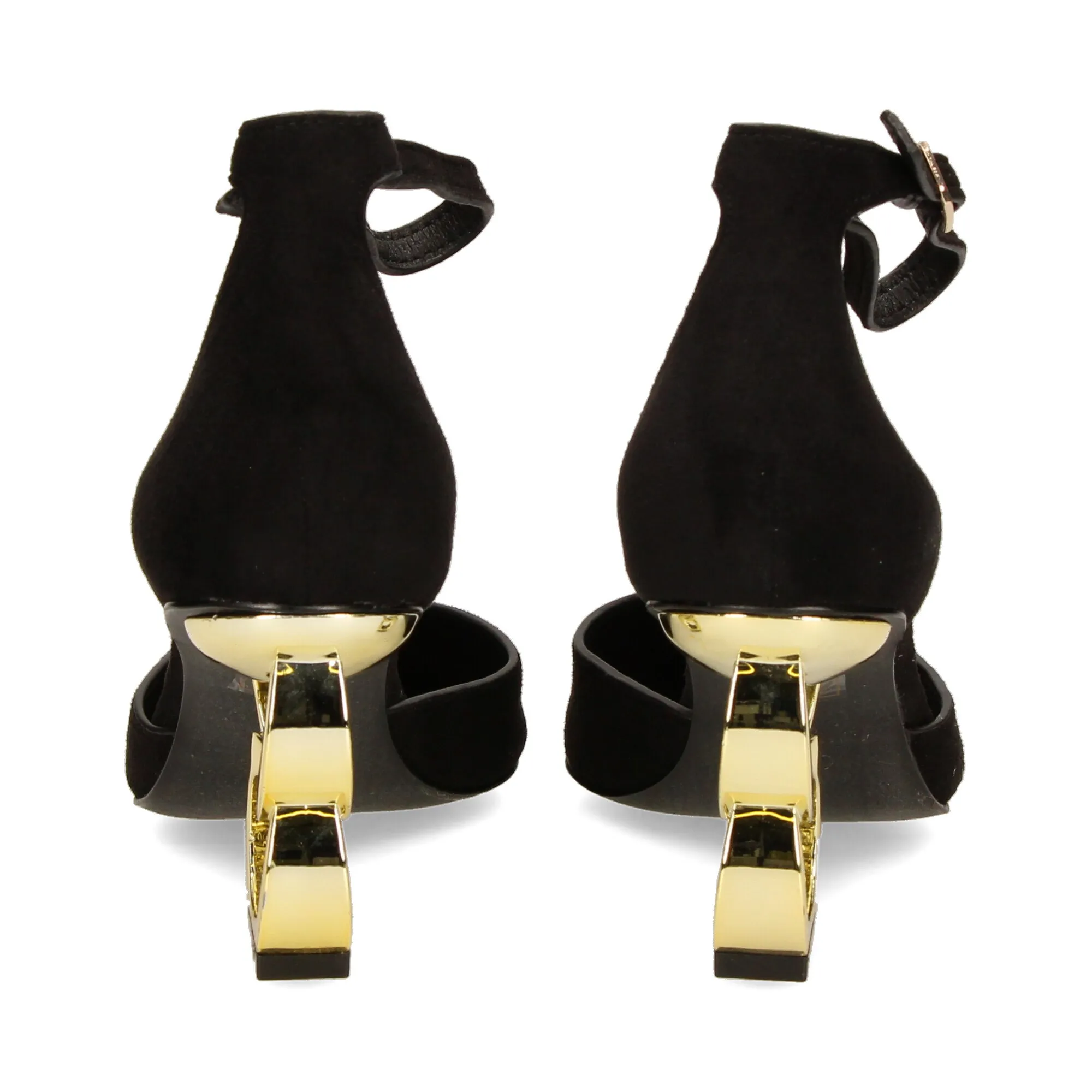 EXE Zapatos de tacón medio de Mujer NEGRO