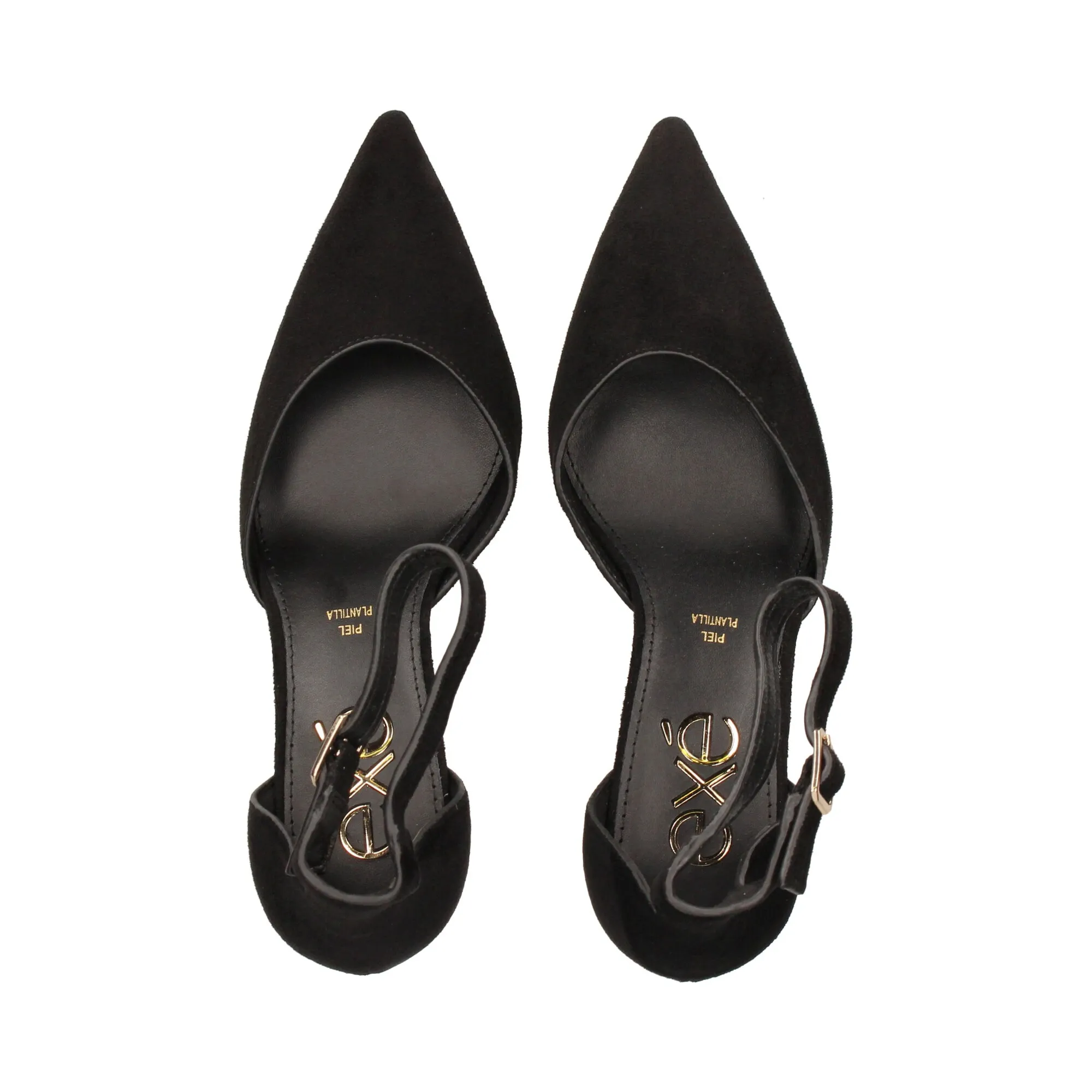 EXE Zapatos de tacón medio de Mujer NEGRO
