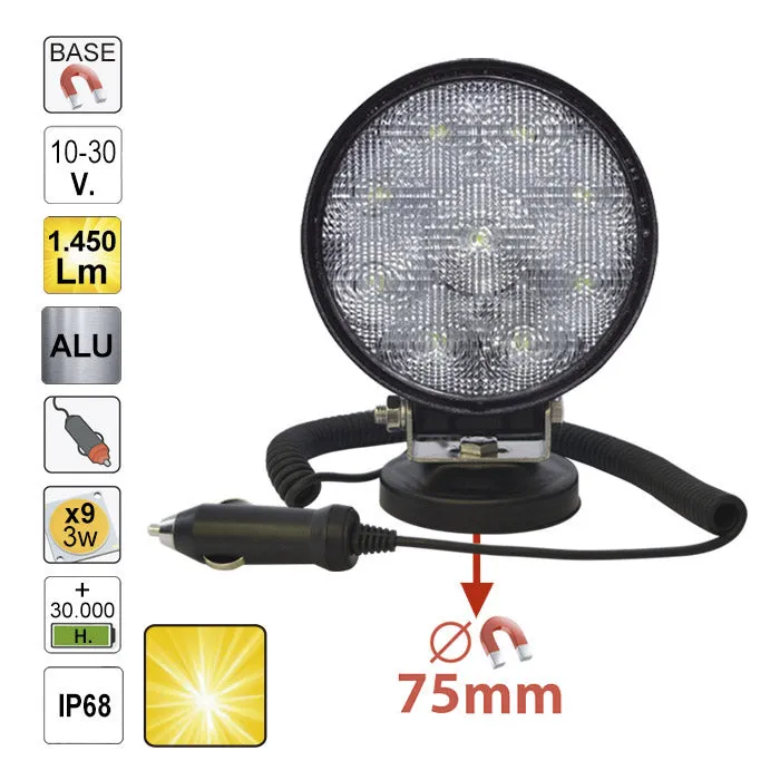 FARO TRABAJO LED  REDONDO
