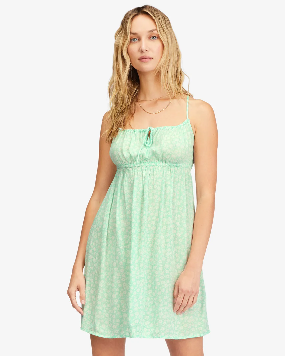 Feelin Blue Mini Slip Dress