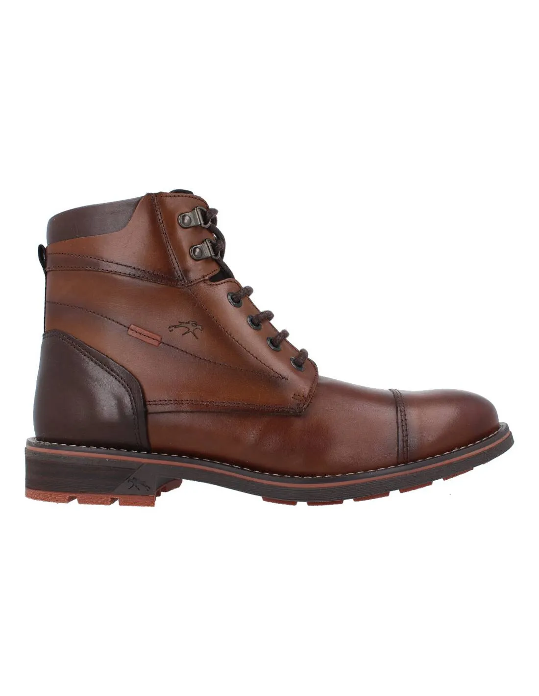 FLUCHOS  BOTA DE PIEL TERRY CAMEL
