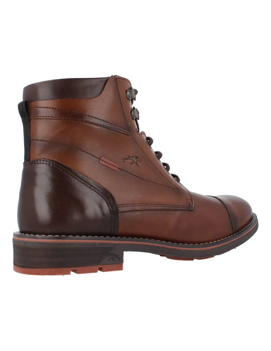 FLUCHOS  BOTA DE PIEL TERRY CAMEL