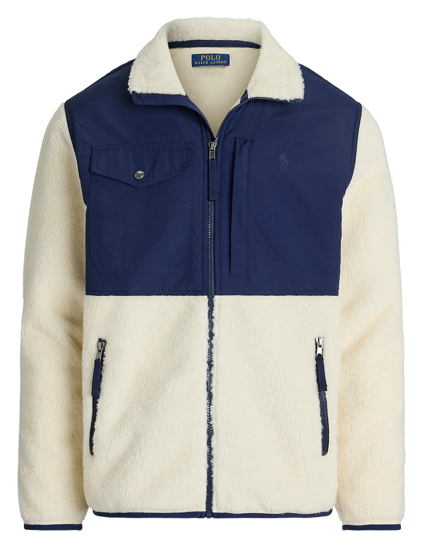 Forro polar de felpa en beige