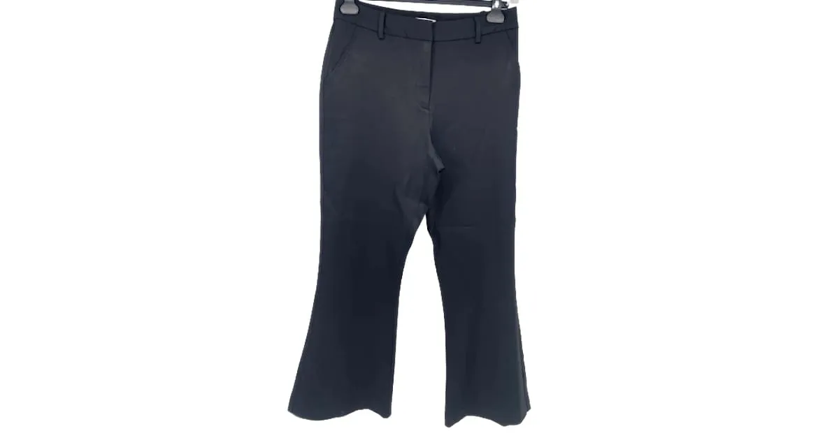 Frame Denim FRAME Pantalón T.US 10 Viscosa Negro 