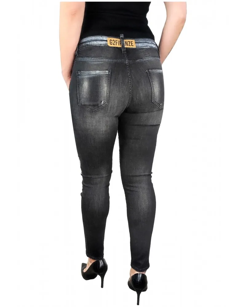 G2FIRENZE  PANTALóN VAQUERO SLIM FIT MIDNIGHT BLACK