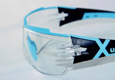 Gafas de protección uvex pheos cx2 9198256 negro/azul claro