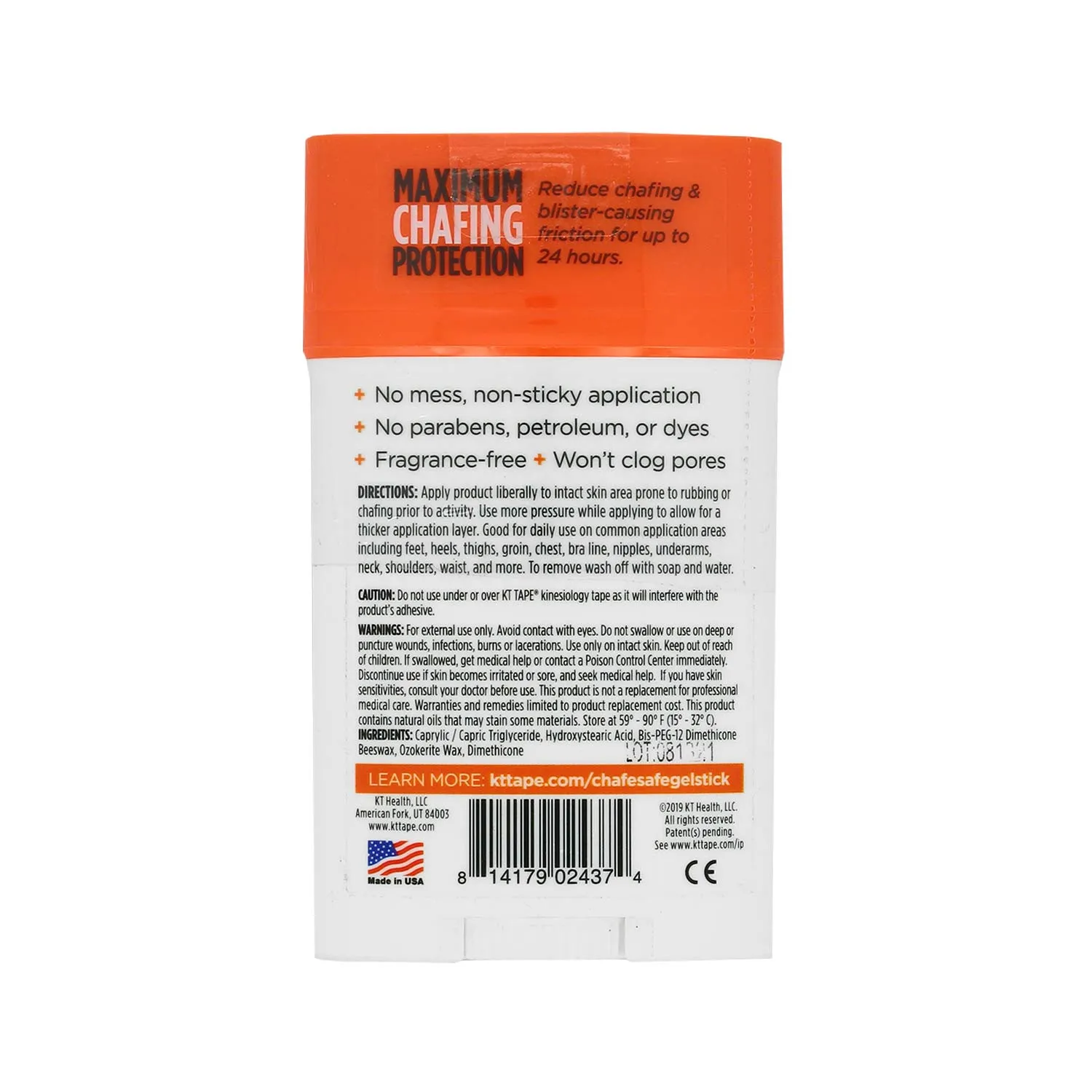 GEL KT PERFORMANCE ANTIROZADURAS