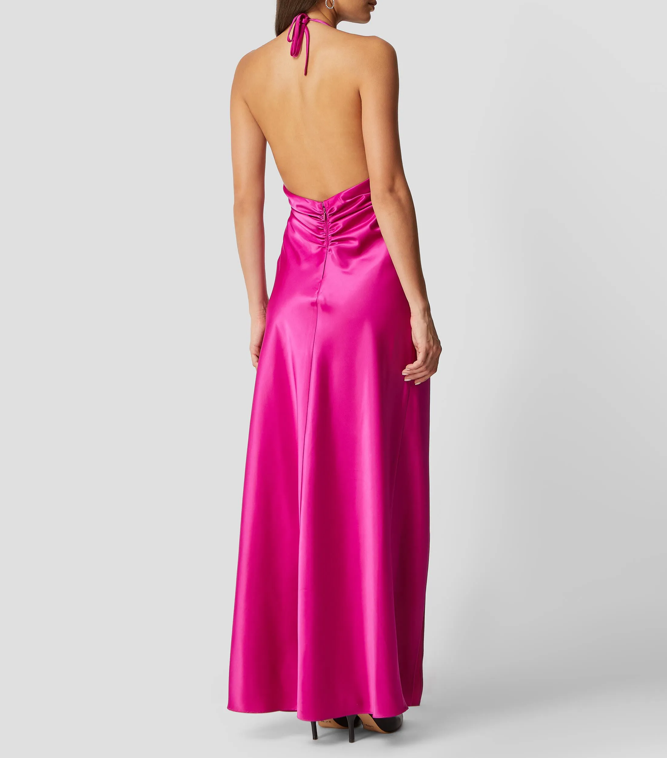 Gloriance Design Vestido de fiesta largo liso sin mangas Mujer