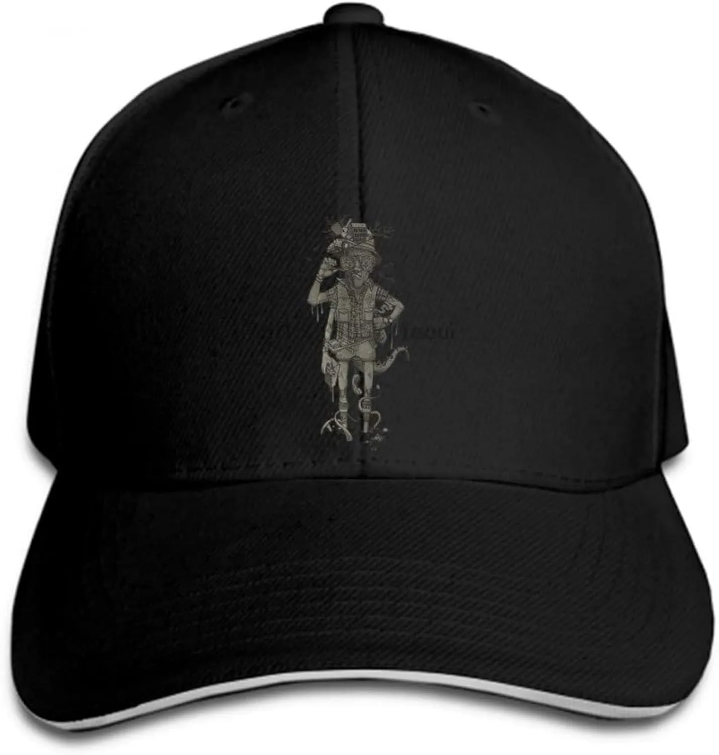 Gorra de béisbol Hip Hop Sombrero para el Sol Divertido Sombrero Estampado para Hombres Defensor Caza Neutral Exclusivo Regalo d