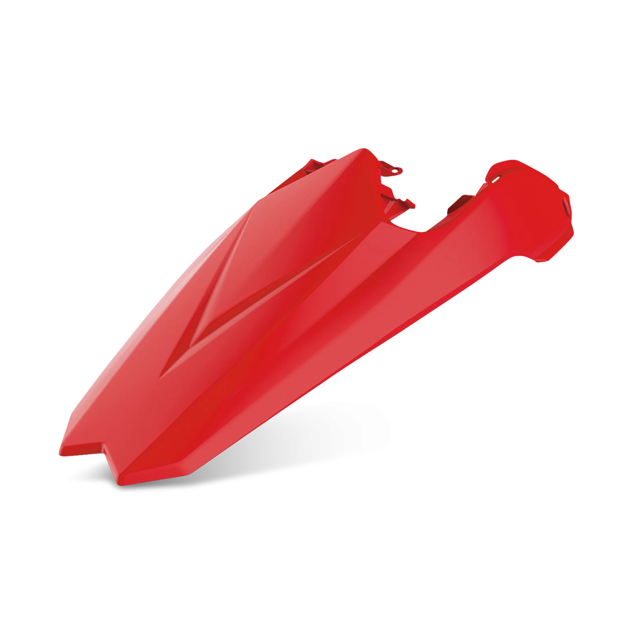 Guardabarros Trasero y Panel Lateral Polisport Rojo