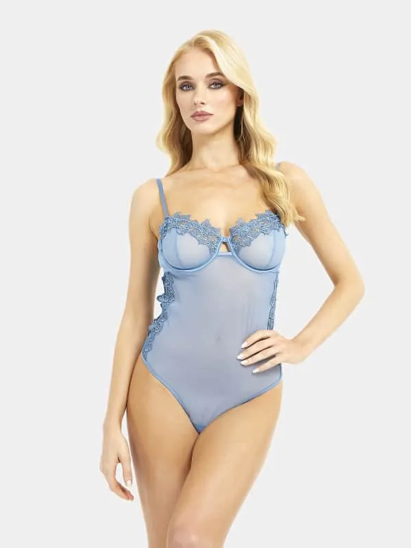 GUESS Macramè Floral Embroidery Body
