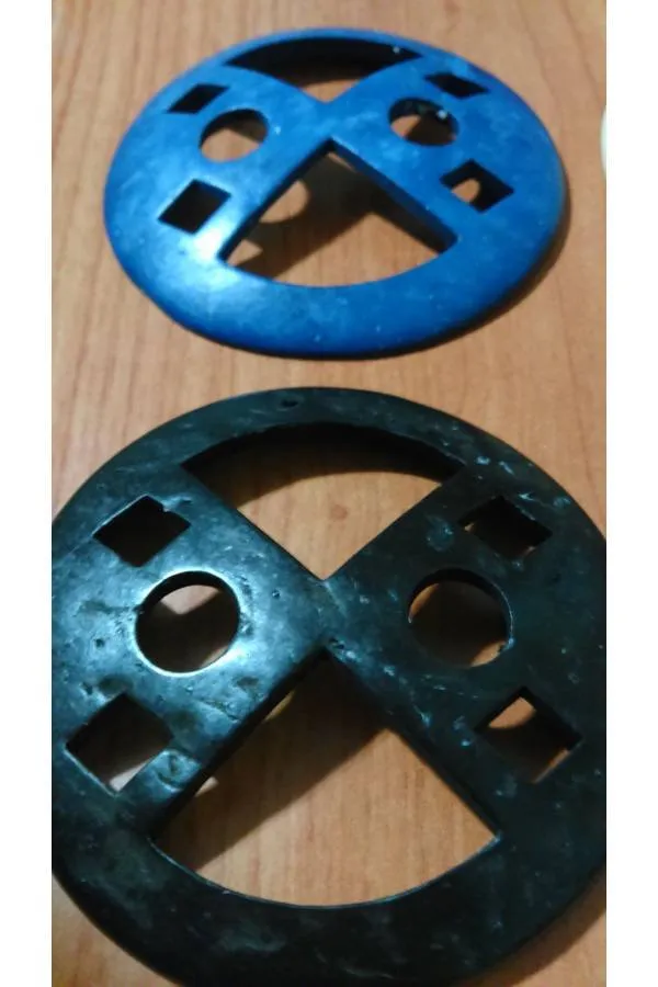 Hebilla para diseño de pareos y vestidos