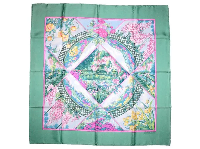 Hermès Plaza "Giverny" Verde 