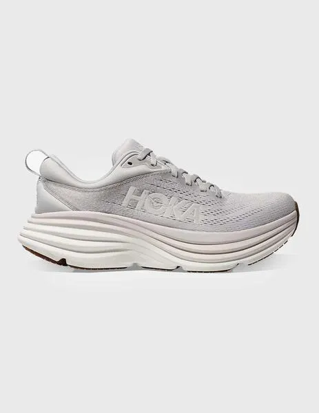 Hoka Bondi 8 Zapatillas grises para mujer y para hombre
