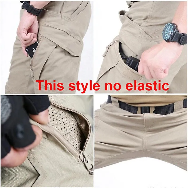 Hombres Escalada Táctica Ciclismo Deporte Primavera Otoño Otoño Acampar Senderismo Pesca Ejército Pantalones Militares Pantalone