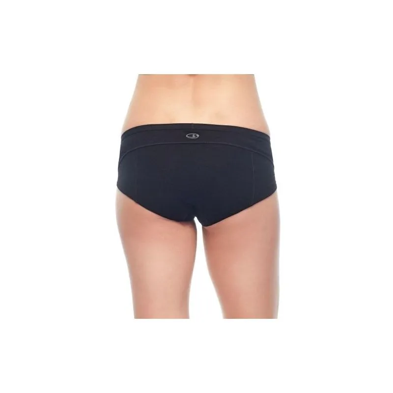 Icebreaker Mujeres Meld Zone Hipkini Bragas (negro)