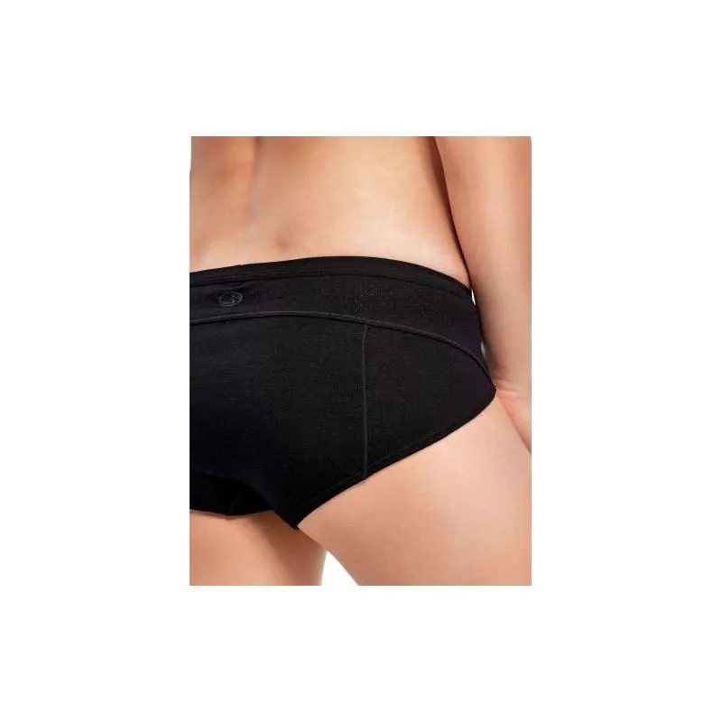 Icebreaker Mujeres Meld Zone Hipkini Bragas (negro)