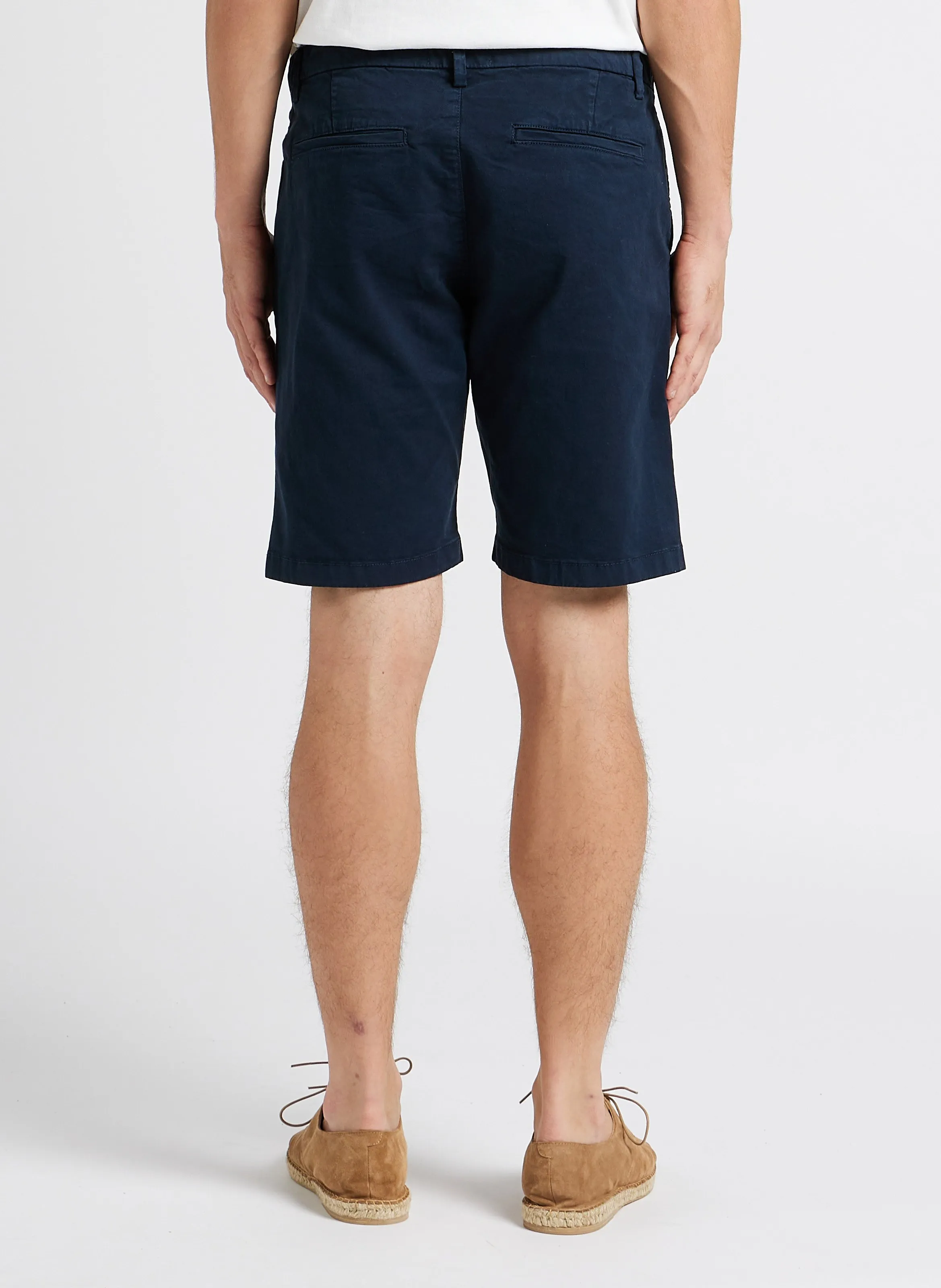 IKKS Bermudas de algodón rectas en azul