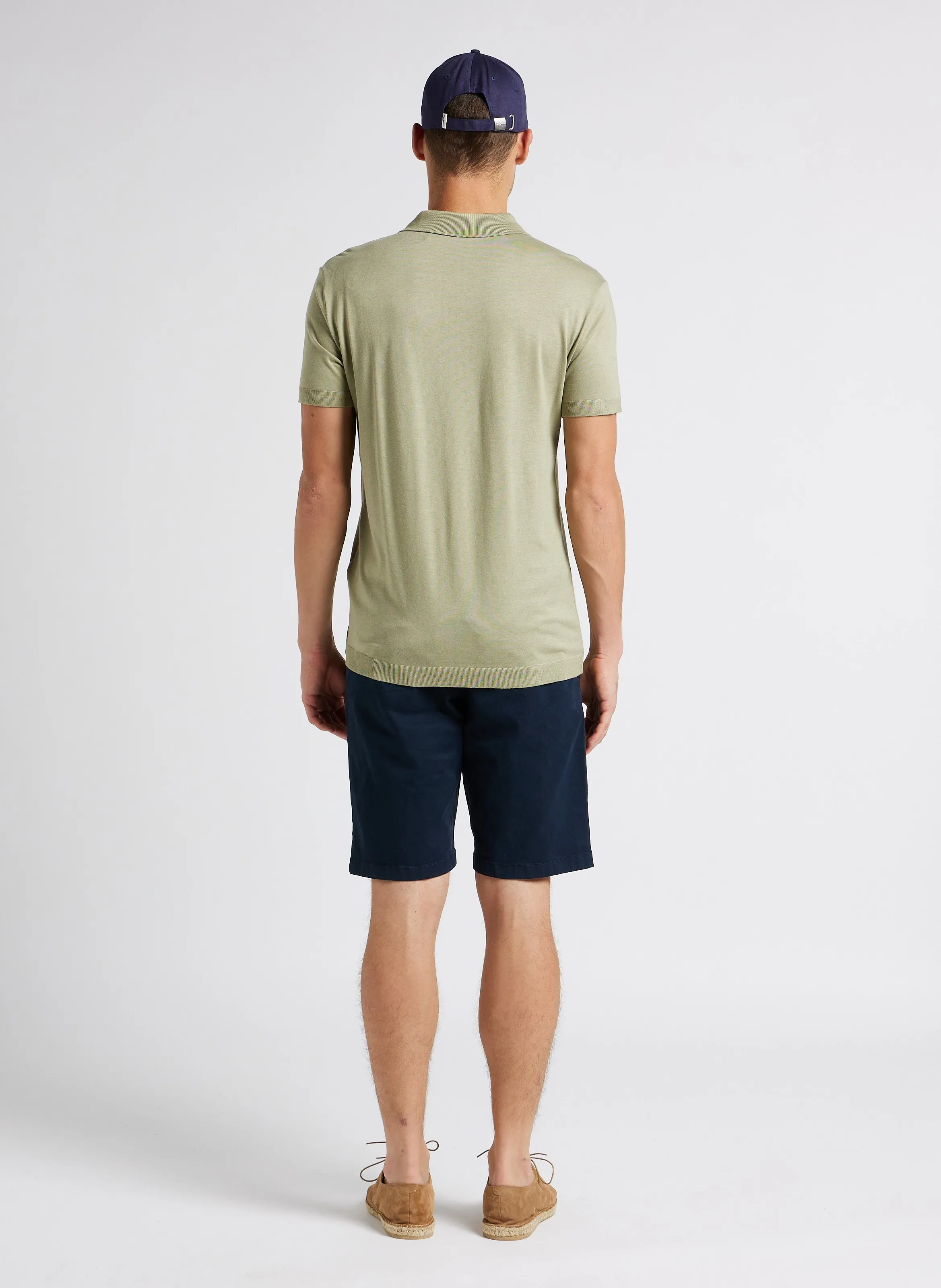 IKKS Bermudas de algodón rectas en azul