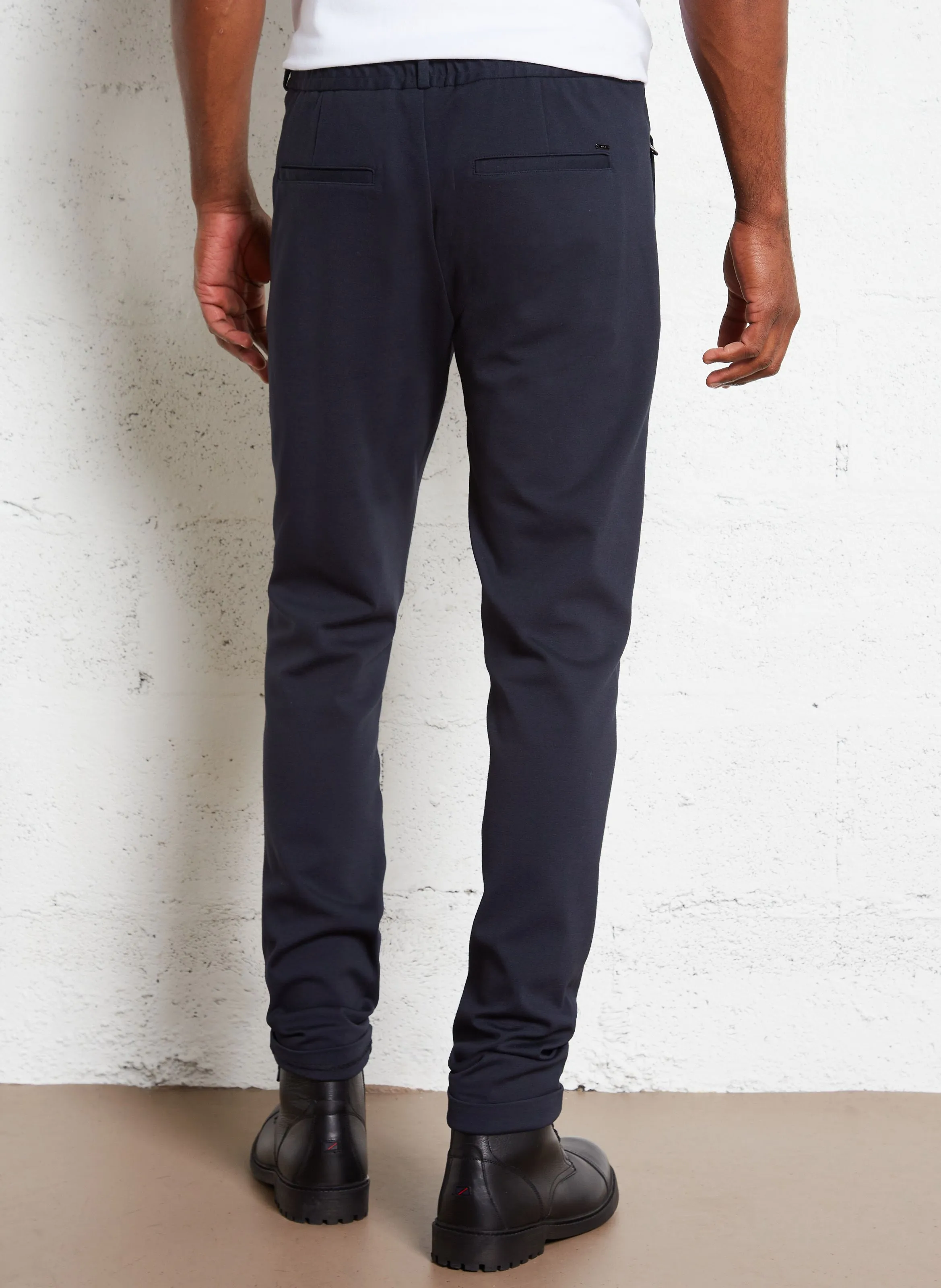 IKKS Pantalón slim de algodón en azul