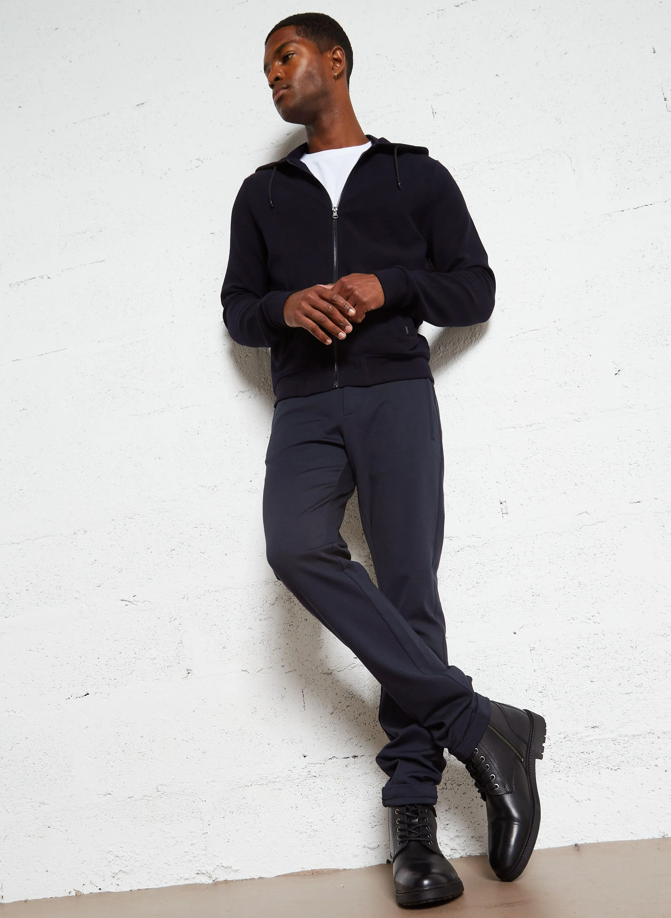 IKKS Pantalón slim de algodón en azul