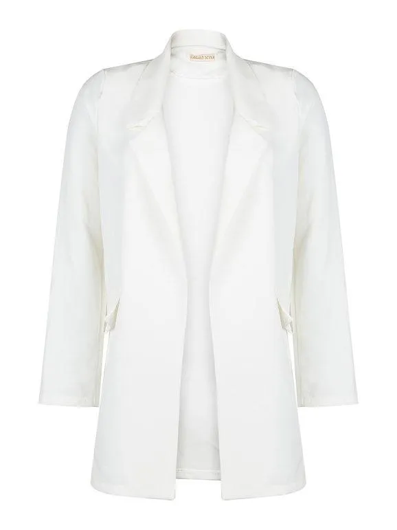 Italian Style Chaqueta abierta de mujer