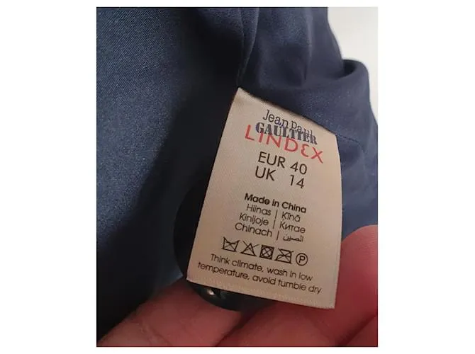 Jean Paul Gaultier Abrigos, Ropa de calle Azul 