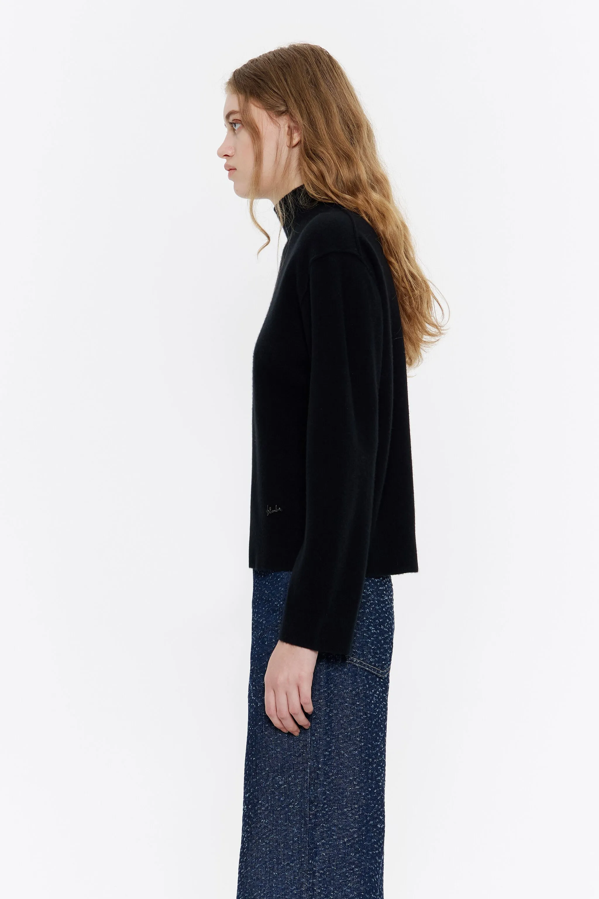 Jersey boxy lana negro