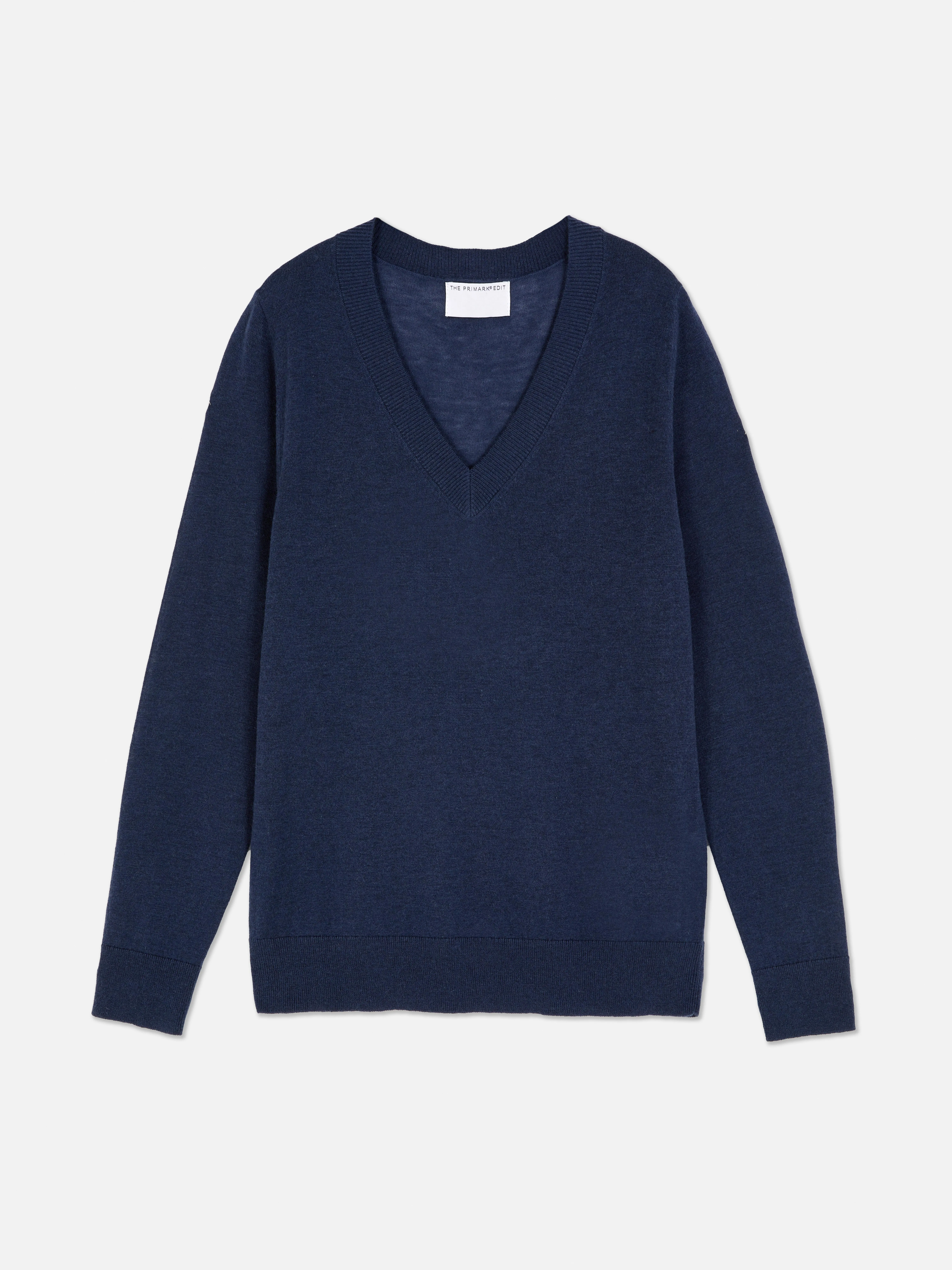 Jersey de punto con cuello de pico de The Edit