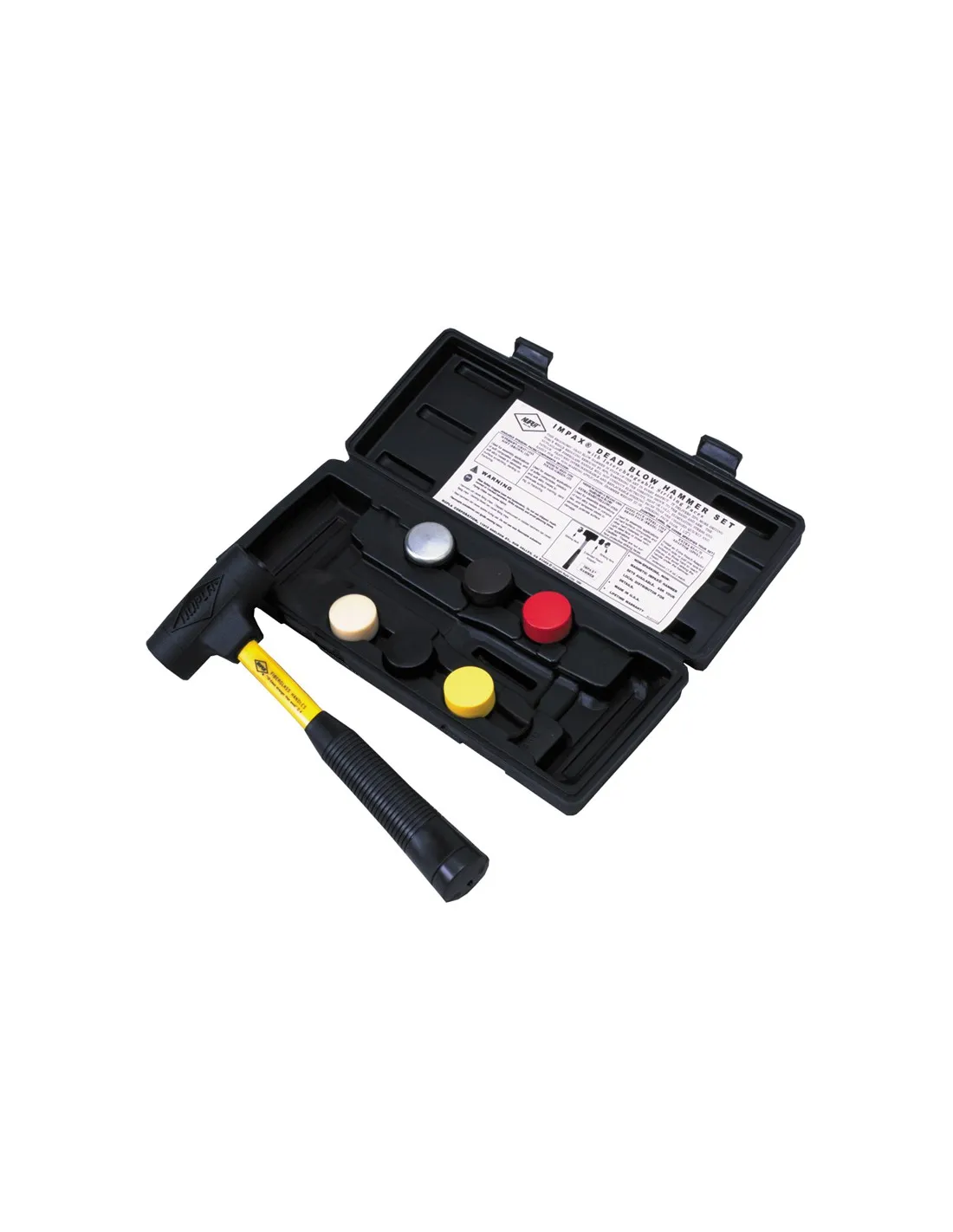 Juego Martillo antirrebote IMPAX con 6 bocas Ø40mm