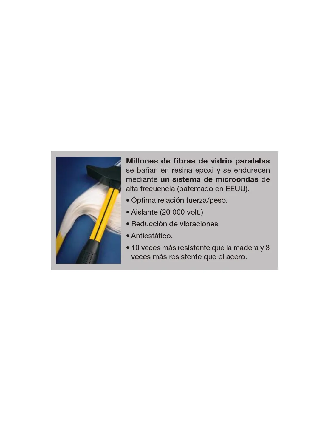 Juego Martillo antirrebote IMPAX con 6 bocas Ø40mm