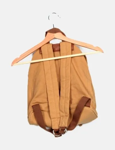 Jules Mochila beige de vestir de tela