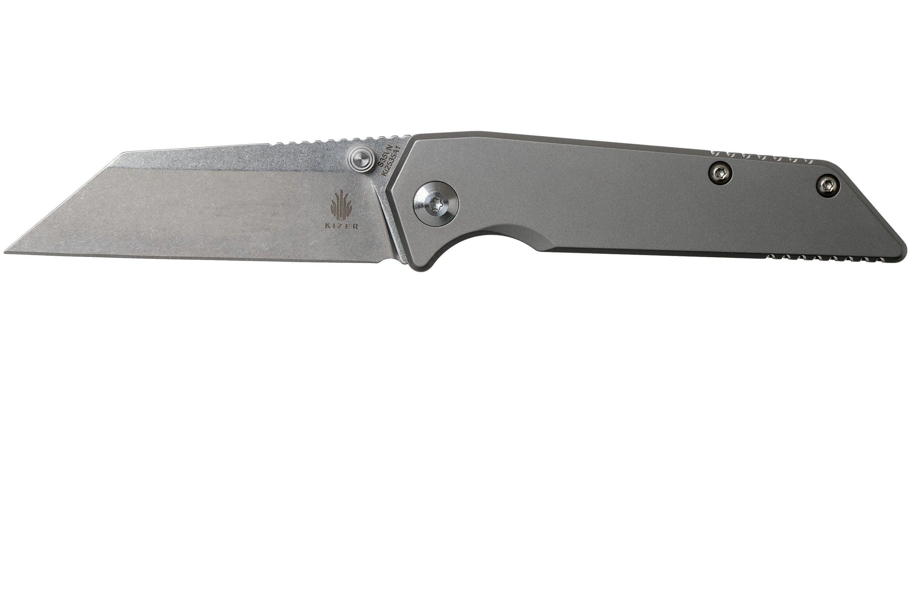 Kizer Fire Ant Ki2535A1 Grey navaja, Dirk Pinkerton Design