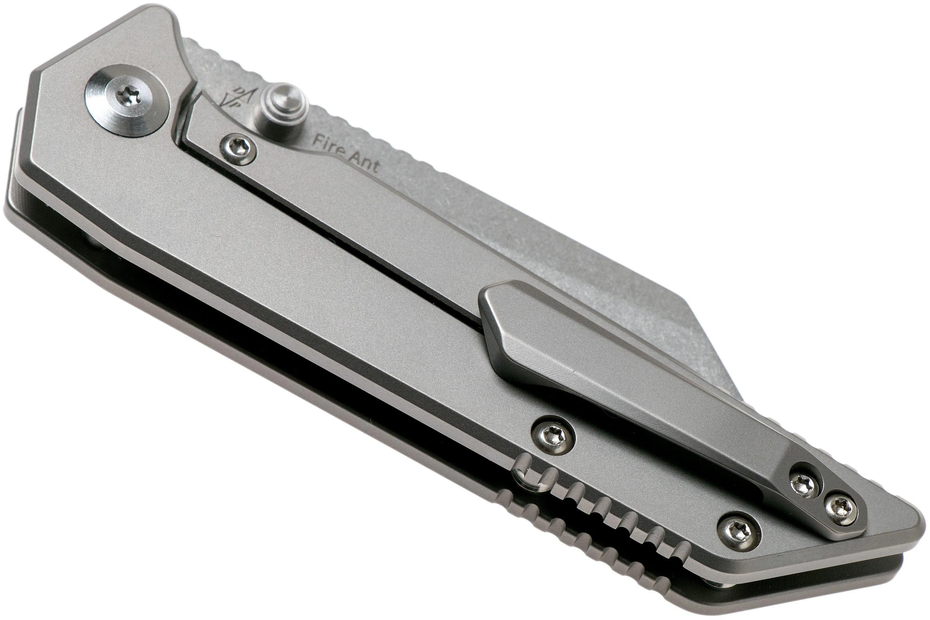 Kizer Fire Ant Ki2535A1 Grey navaja, Dirk Pinkerton Design