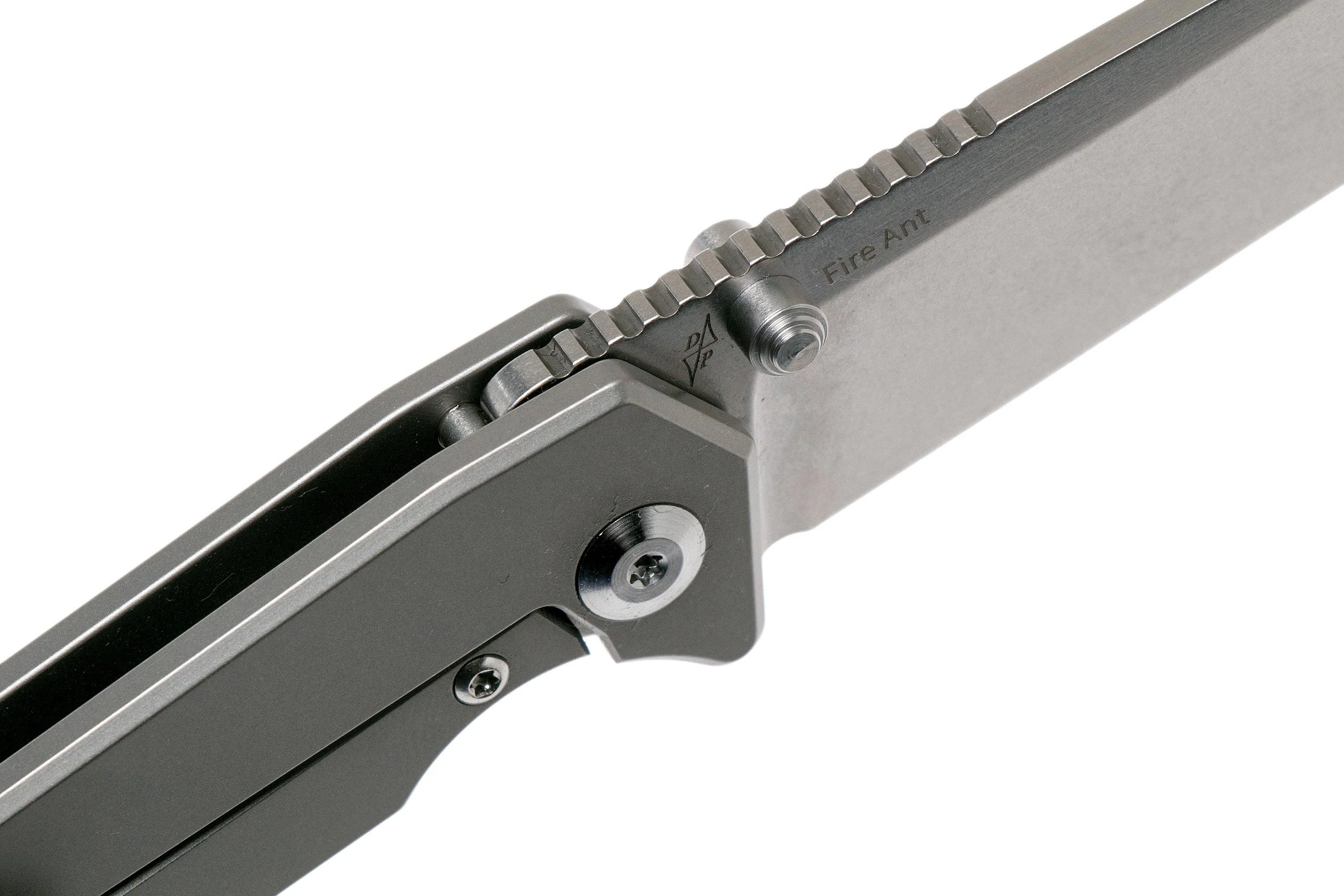Kizer Fire Ant Ki2535A1 Grey navaja, Dirk Pinkerton Design