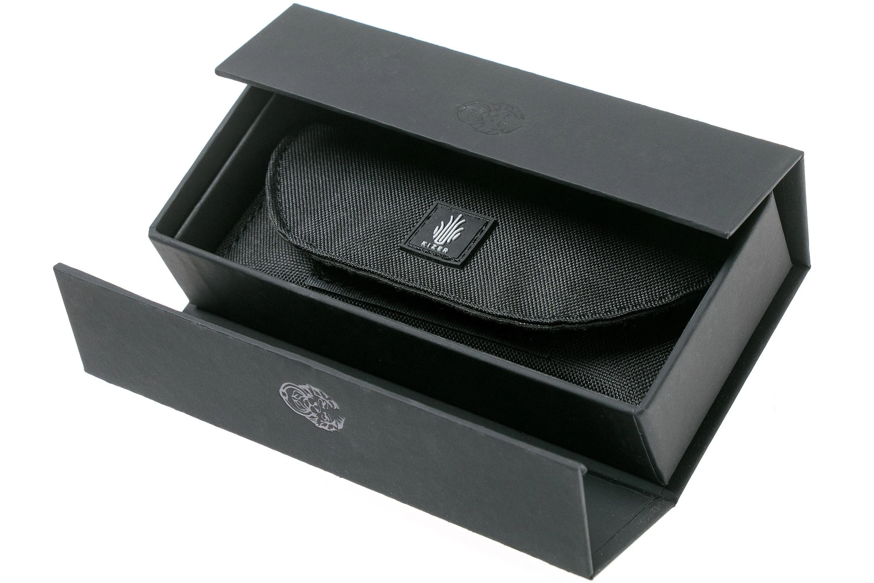 Kizer Fire Ant Ki2535A1 Grey navaja, Dirk Pinkerton Design