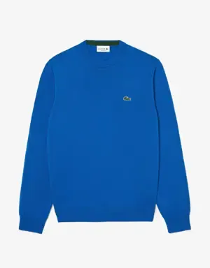 Lacoste Jersey de hombre en algodón ecológico con cuello redondo